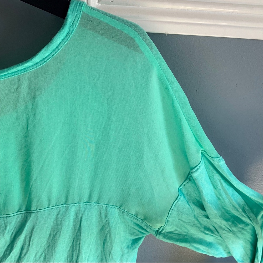 Juicy Couture Teal Long Sleeved Blouse - Picture 6 of 7